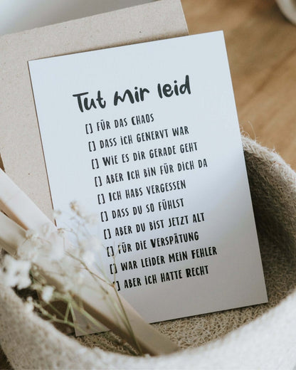 Tut mir leid