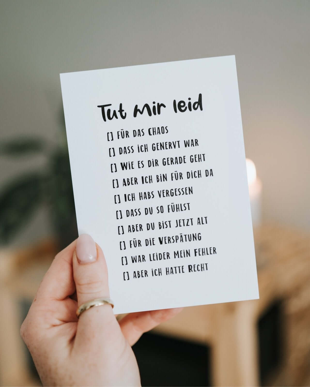 Tut mir leid